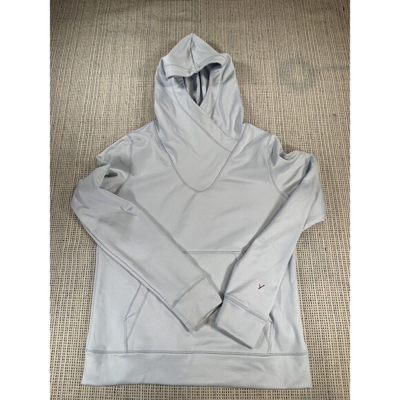 Indyeva Woman’s Light Blue Hooded Sweatshirt Size Small Sustainable Material - Picture 1 of 12